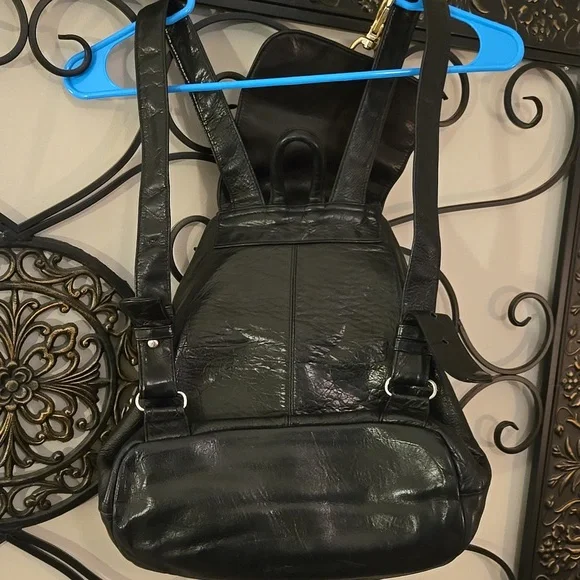 Gorgeous Dark Brown Drawstring Perlina Backpack - Picture 10 of 12